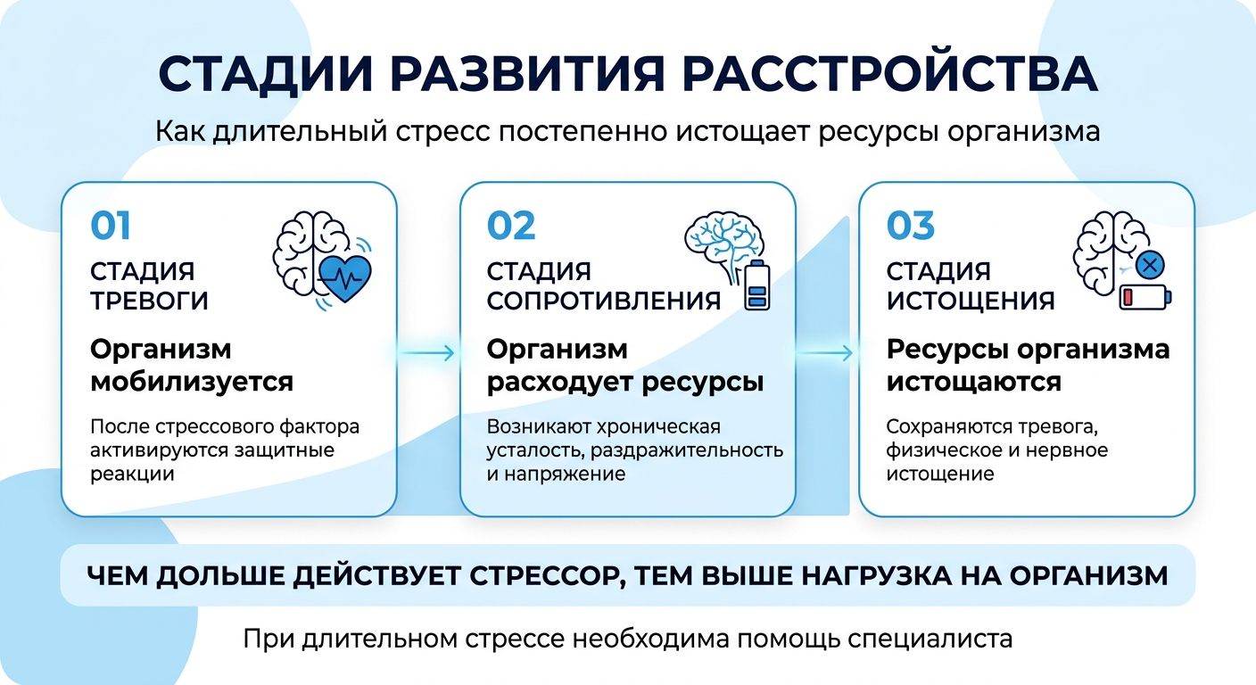 Лечение стресса в Козельске инфографика